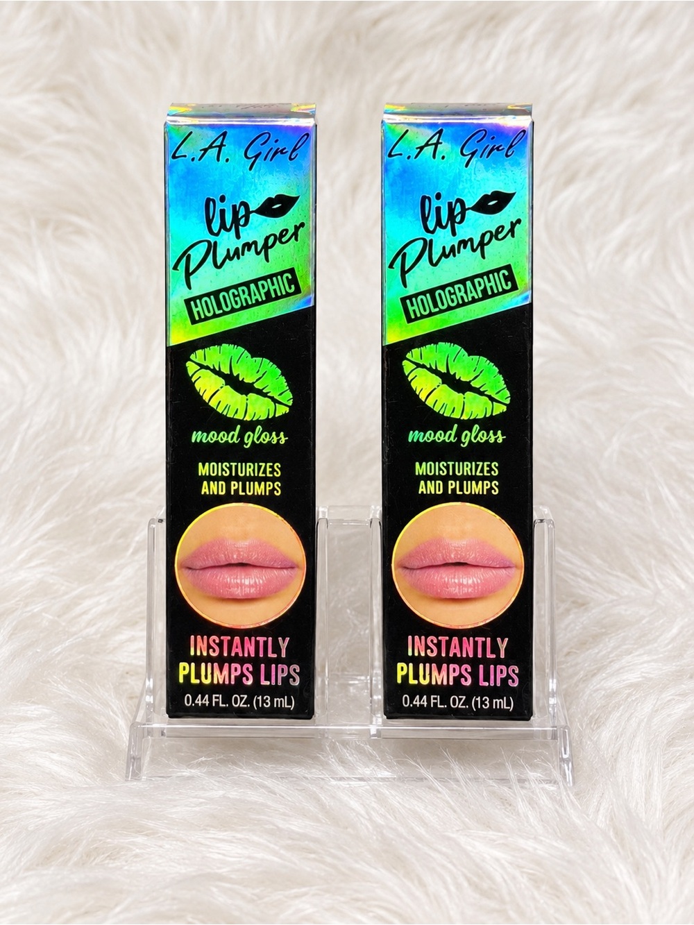 L.A. Girl Lip Plumper Holographic Mood Gloss – 2 Pack